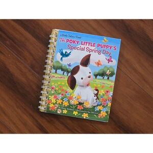 Little Golden Book Upcycled Journal- The Poky Little Puppy's Special Spring Day